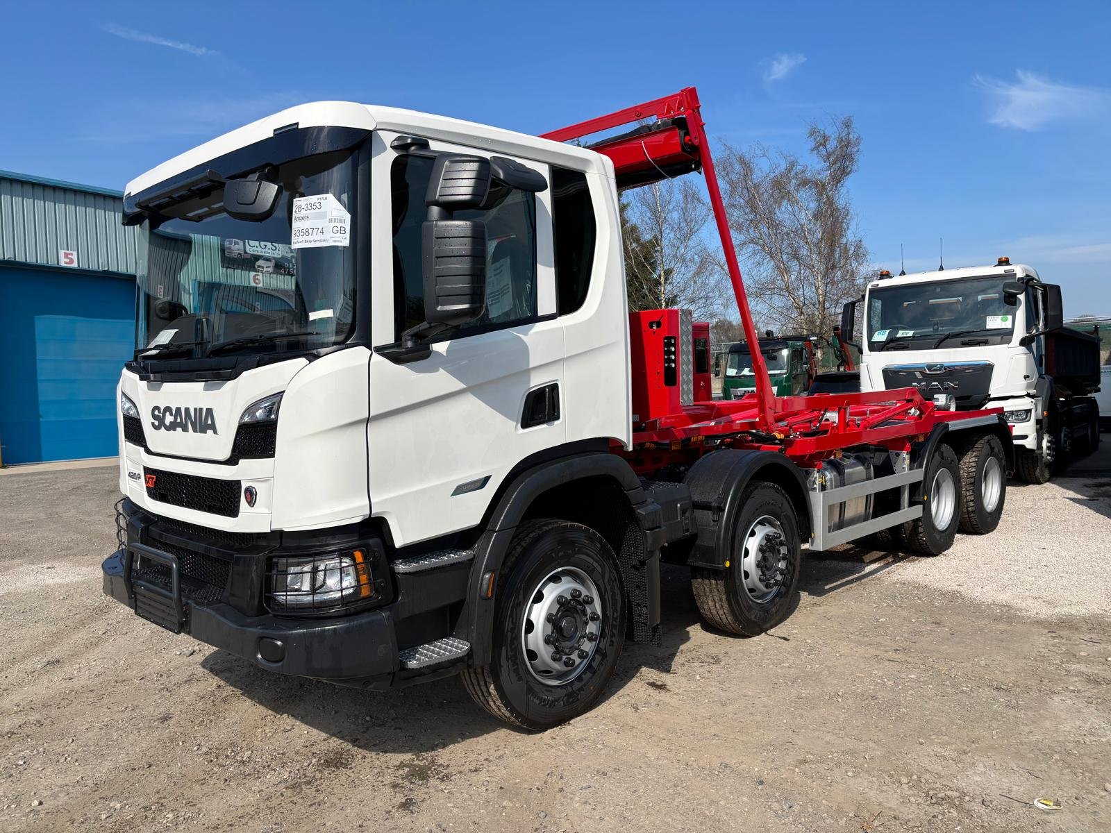Painted commercial vehicle at Truck Paint NW